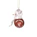 Ohio State Buckeyes Acrylic Snowman Basketball 2.5