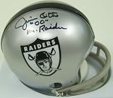 Jim Otto Signed Raiders Mini Helmet w/Mr. Raider