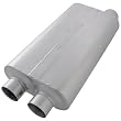 Flowmaster 530513 50 Big Block Muffler - 3.00" Dual In / 3.50" Offset Out - Mild Sound