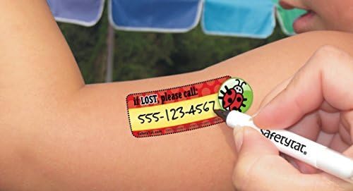 Quick Stick Write-on! Child ID Tattoos (Boy/Girl Variety 6pk.) Model: QSWO-6BGV (Newborn, Child, Infant)