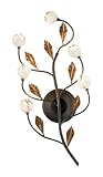 Eurofase 13994-013 Arbour 6-Light Wall Sconce, Antique Gold/White