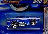 Mattel Hot Wheels 2005 First Editions 1:64 Scale Clear Blue X-Raycers Horseplay Die Cast Car #055 Short Card