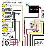 1970 1971 Chevy Camaro 11x17 Full Color Laminated Wiring Diagram by Classic Car Wiring