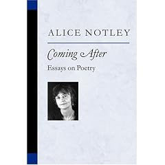 Coming After: Essays on Poetry (Poets on Poetry)