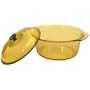 Visions Corning 5.3 Quart Dutch Oven with Lid, Amber