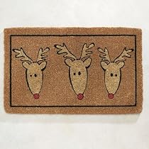 Doormat Gift Shop Reindeer Coir Doormat Christmas from astore.amazon.com