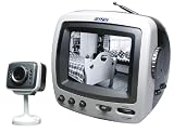 Jensen JCCTV-150 5 Black & White TV w/ Security Monitor & Camera