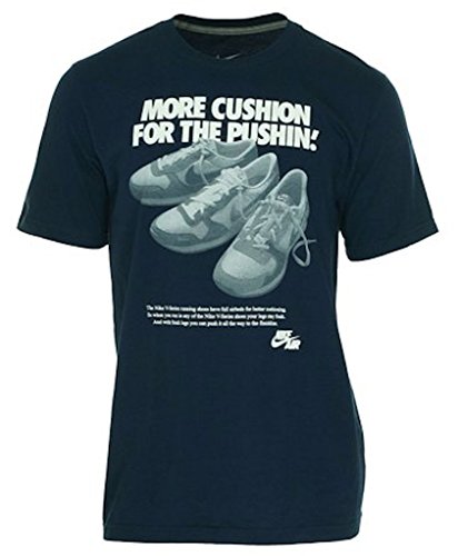 Nike Men's More Cushion for the Pushing T-shirt Navy XXL