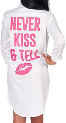 Cupcake Mafia Kiss N Tell Button Up Dress White M