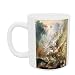 The Fall of the Damned (oil on panel) by Peter Paul Rubens - Mug - Standard Size