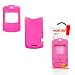 Valor (Pearl Magenta) Snap-On Case For Motorola V3 / V3C Razr Cellular Phone + 12V Rapid Car Charger ~ By PCMicroStore