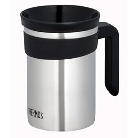 THERMOS ステンレスマグカップ(飲み口付) ステンレスブラック JCM-240 SBK