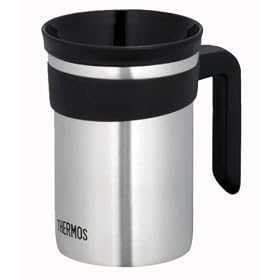 �y���Ԍ�������zTHERMOS �X�e�����X�}�O�J�b�v(���݌��t) �X�e�����X�u���b�N JCM-240 SBK