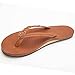 Rainbow Sandals Women’s Flirty Braidy Classic Leather w/Single Braided Strap, Tan/Brown, Ladies Large / 7.5-8.5 B(M) US