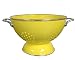 Calypso Basics 5 Quart Enamel On Steel Colander, Lemon
