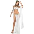 Leg Avenue 4pc.Goddess of Love w/halter top, skirt, arm pieces, and chain belt
