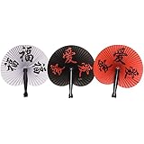 Fun Express - Chinese Character Fans (1 dz), 10 1/4" Each