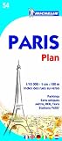 Paris - Plan 54 (Michelin City Plans)