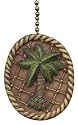 PALM TREE Ceiling Fan Pull chain tropical home decor