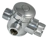 LDR 520 2459C Universal Three-Way Shower Diverter, Chrome