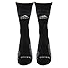 adidas Unisex-US Traxion Impact Crew Football & Basketball Crew Sock (1-Pair), Black/White/Dark Grey/Onix, 5-6.5