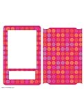 Pink Polka Dots Design Protective Skin for Barnes & Noble Nook