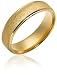 14k Yellow Gold 6mm Engraved Wedding Band