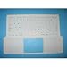 Rasfox Preprinted Keyboard & Palm Silicone Skin 13-inch Macbook Aluminum Unibody and 13-inch Pro - White