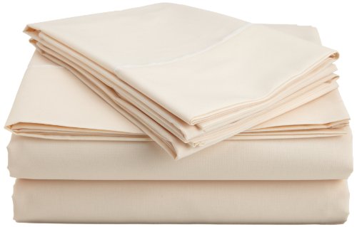 Martex 200 Thread Count Solid Twin Sheet Set, Ivory Picture