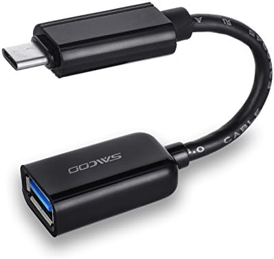 [$5.99 TODAY Only]Saicoo® USB-C OTG Cable Usb3.0 Type C Male to USB 3.0 a Female OTG Host Cable Adapter Converter for Apple New 12 Inch Retina Macbook, Nokia N1 Tablet , Chromebook Pixel 2015