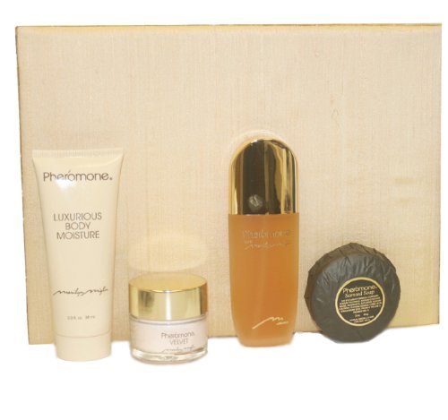Pheromone By Marilyn Miglin For Women. Gift Set ( Eau De Parfum Spray 1.7Oz + Luxurious Body Moisture 3.0 Oz + Velvet 1.0 Oz + Scented Soap 3.0 Oz )