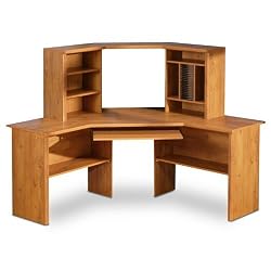 South Shore 7232780 Prairie Collection Corner Desk, Country Pine