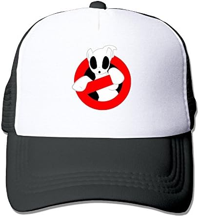 HYRONE For Men Women Baseball-caps Mesh Back Ghostbusters Deer Hat Caps Black
