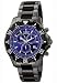Invicta Men`s Python Collection Chronograph Gun Metal Stainless Steel Watch #6411