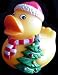Christmas Squirting Santa Claus Rubber Duck