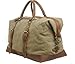 Blueblue Sky Oversized Leather Canvas Casual Travel Tote Luggage Duffel Handbag#831
