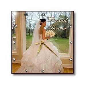 Bridal Shower - 10x10 Wall Clock