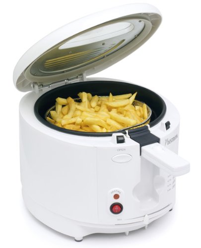 Friteuse 2,5 Ltr. 2000 Watt, weiß