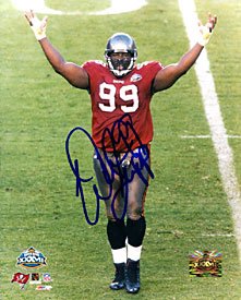 Warren Sapp Autographed / Signed Tampa Bay Buccaneers 8x10 Photo