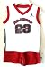 Nike Air Jordan 2 Piece T-shirt and Shorts Set, White and Red for Baby 12 Months