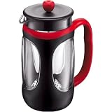 Bodum Young Press 34-Ounce Coffee Press, Black with Red Trim