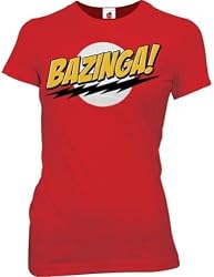 Big Bang Theory Bazinga! Juniors Girly T-Shirt