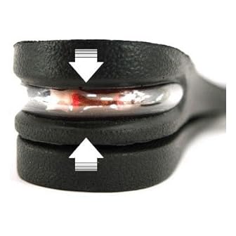 【入れるだけで身長＋4.5cmUP】エアキャップ・シークレットインソール（ブラック）・ブーツ・スニーカーなどに入れよう!【サイズ：25~28男性用】