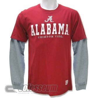 Buy Alabama Crimson Tide NCAA T-shirt Long Sleeve Combo by Colosseum Athletics