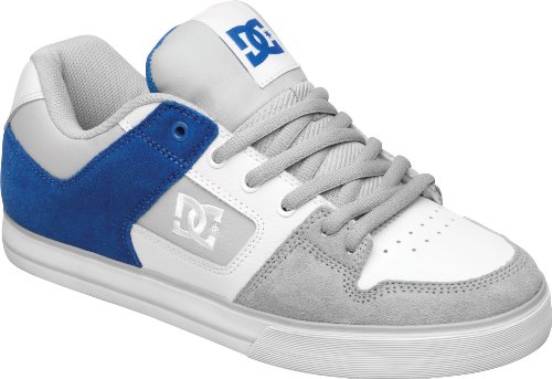 DC Shoes Pure Slim Mens Shoe D0301970, Herren Sneaker, Weiss (White/Royal/Grey WR8D), EU 4 Preisvergleich