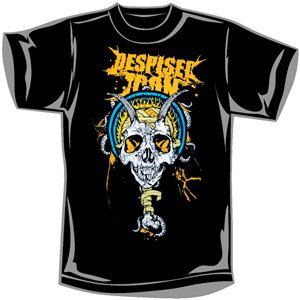 Despised Icon Horned Skull With Hair T-Shirt