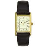 Seiko Women's Black Leather Strap Watch #SXGN04