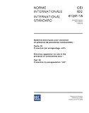 IEC 61241-18 Ed. 1.0 b:2004, Electrical apparatus for use in the presence of combustible dust - Part 18: Protection by encapsulation 'mD'