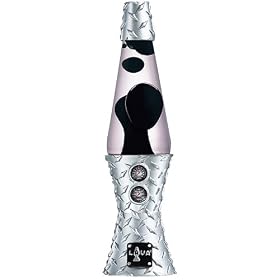 LAVA 20-oz. Resin Motion Lamp with Diamond-Design Base - Black/Clear from Lava Lamps
