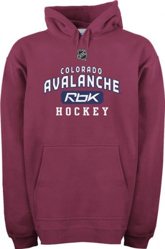 Buy Colorado Avalanche -Burgundy- Center Ice RBK Hooded Sweatshirt